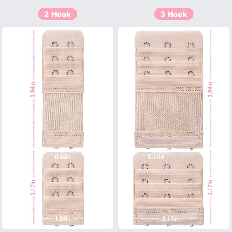Anydzz Comfortable Bra Extender, Soft and Elastic Bra Closure Extension with Storage Case for all Common Bra Models - Image 2